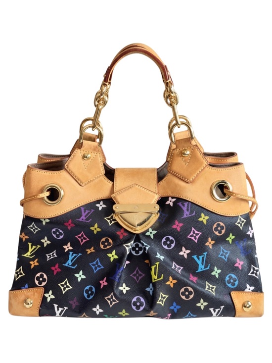 Louis Vuitton Handbags - LOUIS VUITTON Ursula Black Murakami Multicolor Monogram Tote Bag COA LV Dust Bag